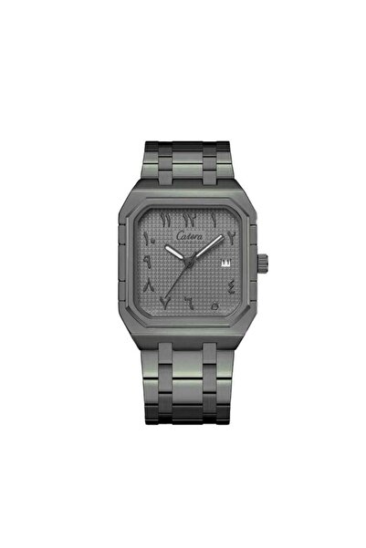 catera Men's steel watch with Arabic numerals in Verani color
