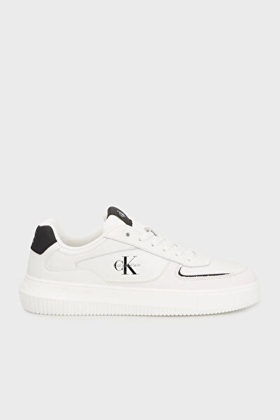 Calvin Klein Chunky Cupsole Erkek Beyaz Spor Ayakkabı (YM0YM01426-01W)