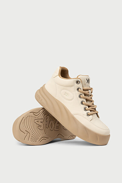 Deery Women's Beige High Top Sneaker