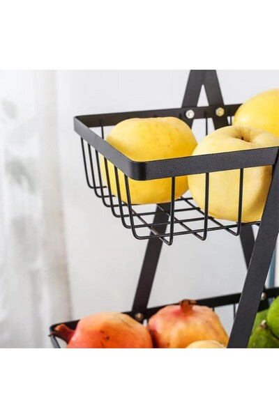 JollyMag Suport cu 3 nivele, cos pentru fructe si legume, 34x17.5x47cm, JollyMag, SZ44CZ