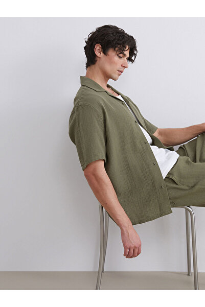 LC Waikiki Vrhunska nova sezonska udobna košulja za muškarce sa kratkim rukav...