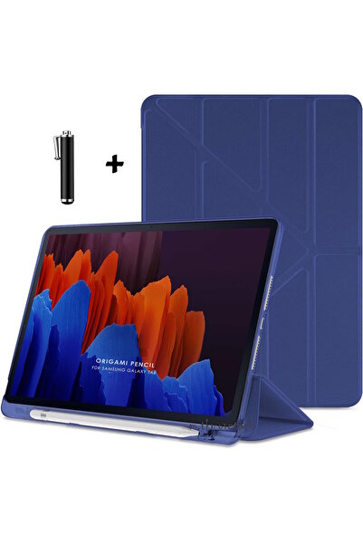 m.tk moveteck Xiaomi Redmi Pad 2 Compatible Case with Smart Pen Compartment, Foldable Stand, Soft Silicone + Pen Set