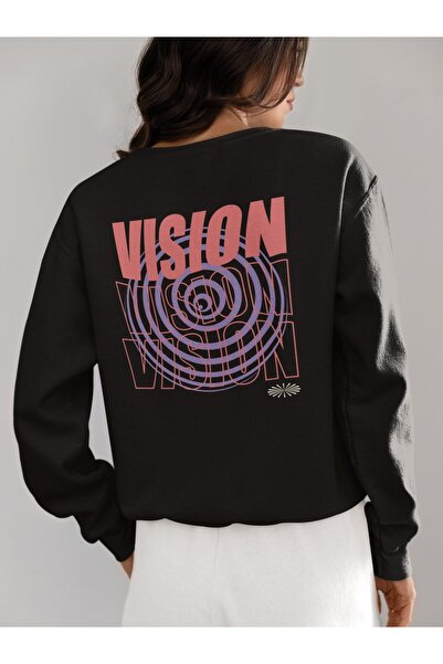 ArtYus DÖNGÜ VİSİON Hanorac colorat Ba cu imprimeu i guler rotund