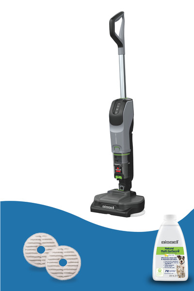 Bissell SpinWave + Vac Pet Select Kablosuz Vakumlu Zemin Silme Makinesi