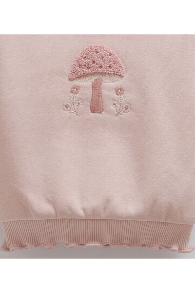 Caramell Baby Girl Set 3 Threaded Ribbed Winter Set 1-12 Months