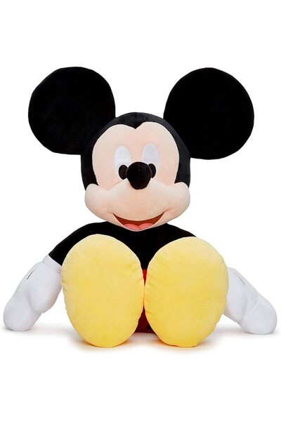 Cici Oyuncak Orijinal Lisanslı Dev Boyut 80 cm Mickey Mouse Peluş Hediyelik Çocuk Odası Hediyelik