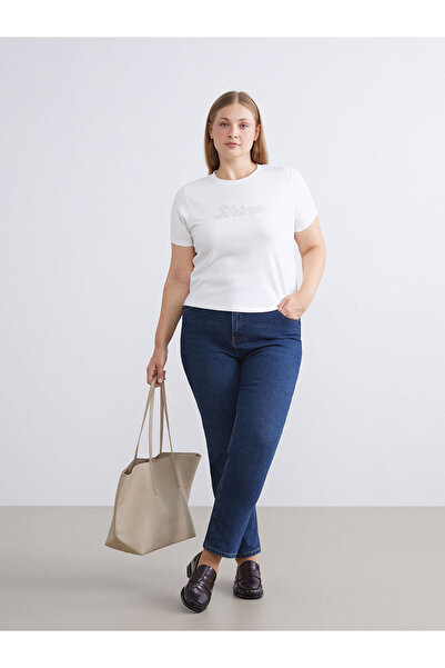 LC Waikiki Mom Fit Kadın Jean Pantolon