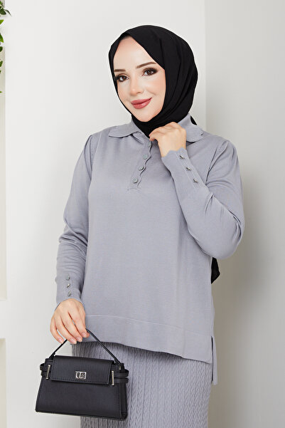 Pamuk Butik Women's Skirt Knitted Mercerized Knitwear Dress