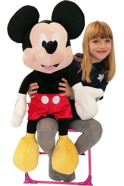 Cici Oyuncak Orijinal Lisanslı Dev Boyut 80 cm Mickey Mouse Peluş Hediyelik Çocuk Odası Hediyelik