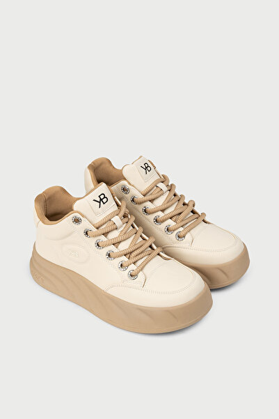 Deery Women's Beige High Top Sneaker