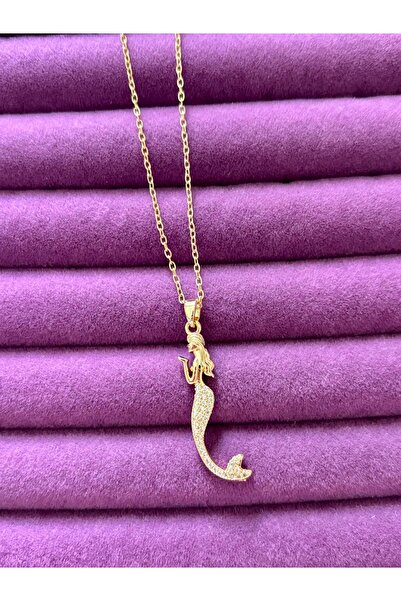 ACQUA BELLA 925 Ayar Gold Deniz Kızı Kolye – Yeni Sezon Figürlü Tasarım, Özel...