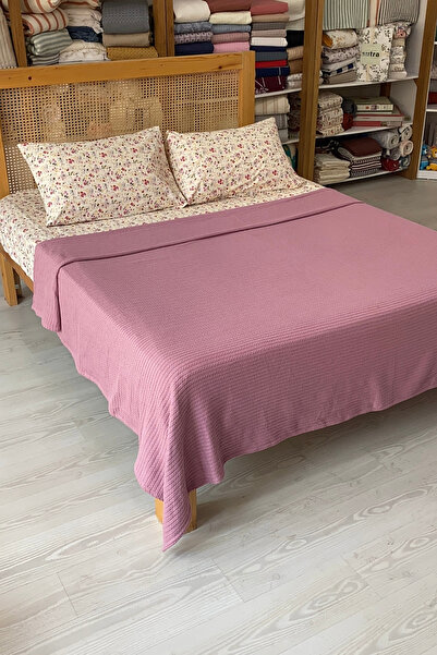 sutra 100% Cotton Double Knitted Pique Set with Elastic Sheets
