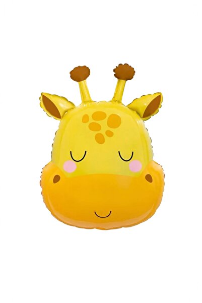 BİDOLUMUTLULUK Giraffe Head Sheep Head Foil Balloon Party Entertainment Celeb...