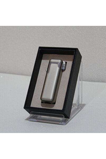 COHİBA Parmida 4 Torch Bej-Gümüş Metal Puro Çakmağı