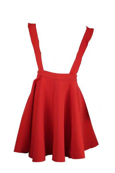Vero Moda Hilary Bright Red Skirt - XS, red, 91% polyester, 9% spandex