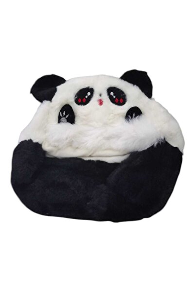 Aware Time 1-3 Years Old Boy's Plush Figured Winter Beanie That Can Be Tied Around the Neck