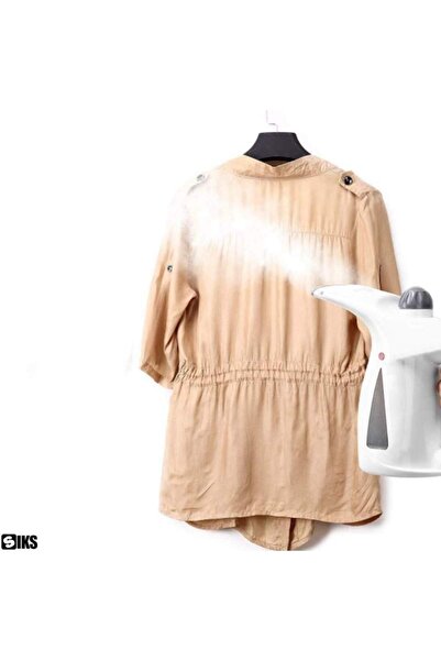 SIKS Steamer for Clothes, Portable Handheld, Water Indicator, Safety Valve, Brush, White