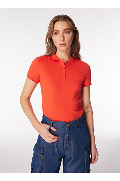 Lee Cooper με τύπωμα Γυναικείο μπλουζάκι πόλο Mercan