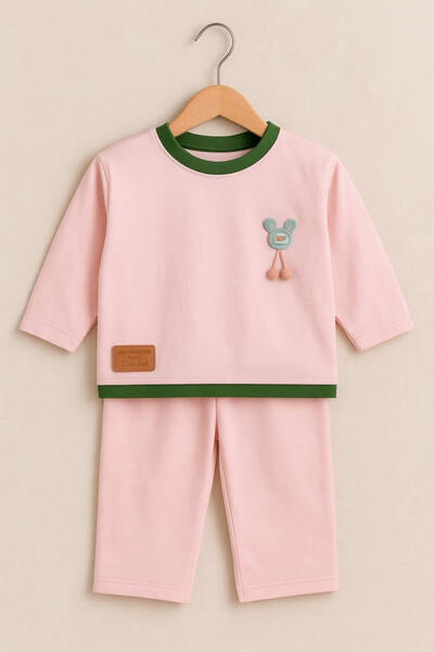krm kerem bebe Plain Oversive Girl's Suit