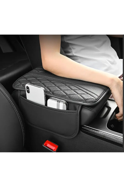 GARD OTO Deri Oto Kolçak Kılıfı Örtüsü Capitone Süngerli Nakışlı Araba Koltuk...