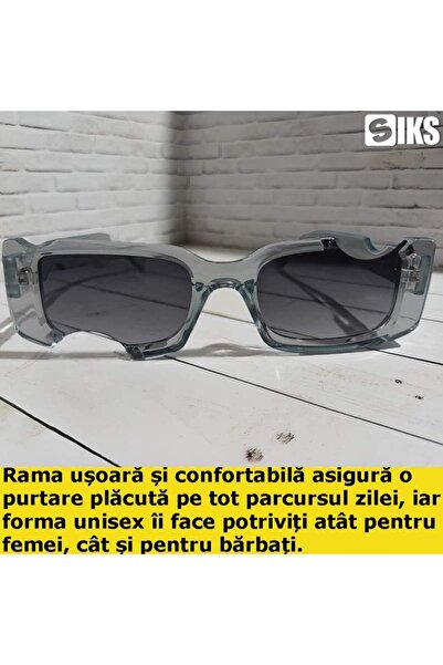 SIKS Unisex Sunglasses, Cutout Model, Transparent