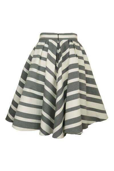 Vero Moda Joyce Grey Skirt - S, Grey, 76.5% polyester, 21.9% viscose, 1.6% spandex