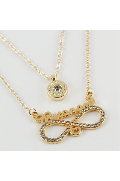 Ronanna Bitanem Written Infinity Figured New Season Double Necklace