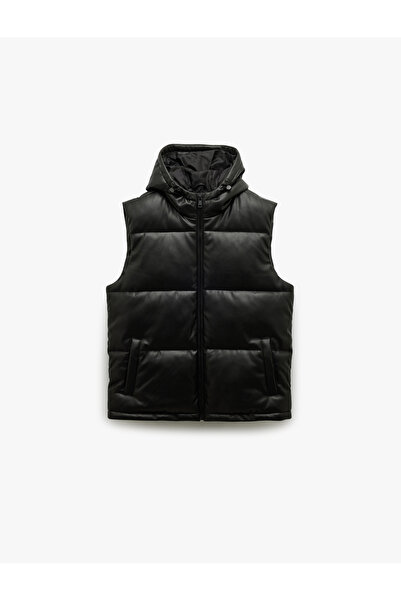 Koton Kapüşonlu Cepli Şişme Yelek