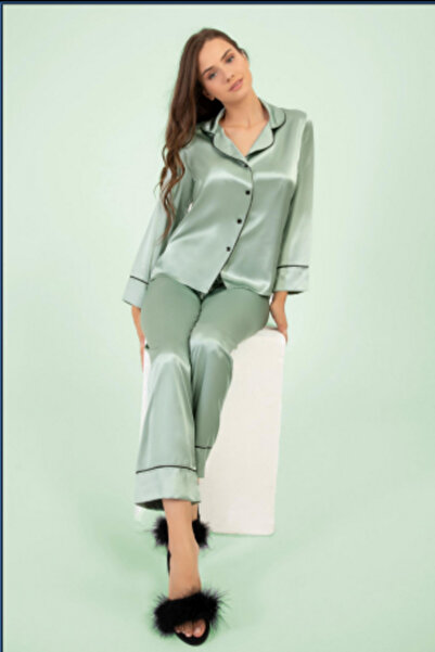 MİSS AYZA İÇTEN GELEN ŞIKLIK Set de pijamale MissAyza V.S Model 2150 Satin cu...