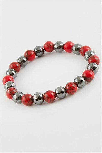 TakÇalıştır سوار من الحجر الطبيعي الهيماتيت سييت، سوار من الحجر الطبيعي بتصمي...