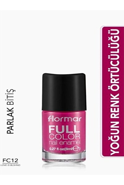 Flormar Full Color Ultra Yüksek Pigmentli & Parlak Bitişli Oje