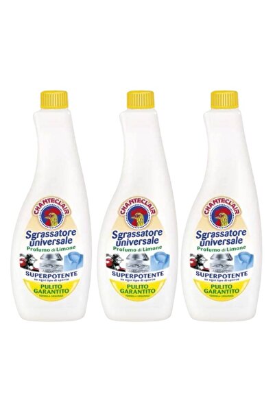 chante clair Pachet 3 x Rezerva Degresant Universal cu Lamaie, Solutie 600 ml