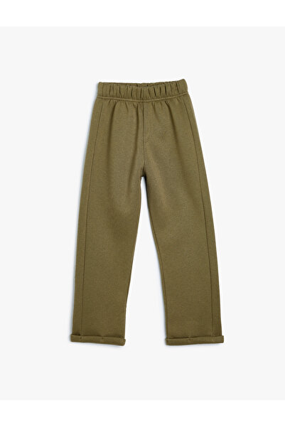 Koton Raised Basic Sweatpants with Tie Waist Pockets