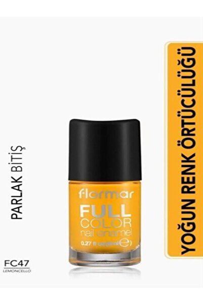 Flormar Full Color Ultra Yüksek Pigmentli & Parlak Bitişli Oje