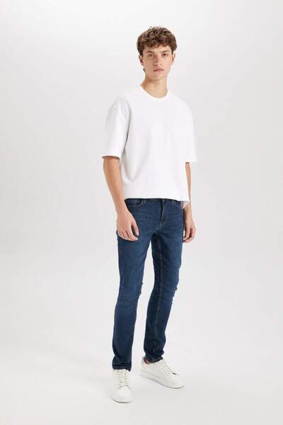 DeFacto Carlo Skinny Fit Extra Slim Fit Regular Waist Extra Slim Leg Jeans (24 Au)