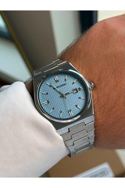 RoseandRoses Prx Muadil Model Men's Wristwatch Silver (Blue Dial)