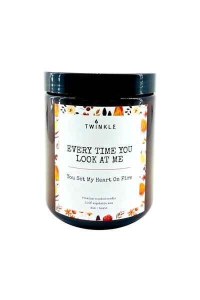 Twinkle Lumanare parfumata Tamaie|Mosc, Ceara soia, Ardere curata, Fara fum negru si toxic, 200 g net