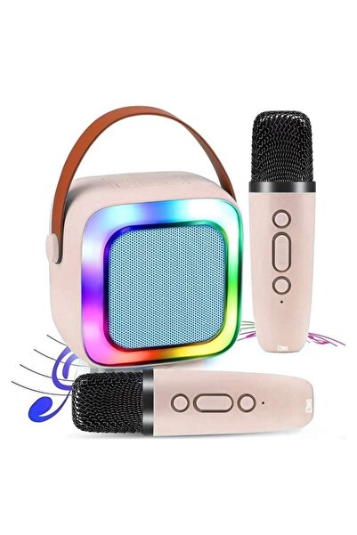SIKS Complete Set Smart Microphone and Wireless Speaker Station for Karaoke, 2 Microphones
