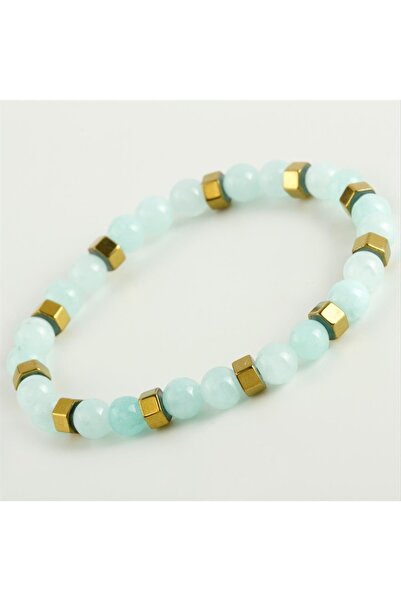 nolva Agate Hematite Natural Stone Bracelet