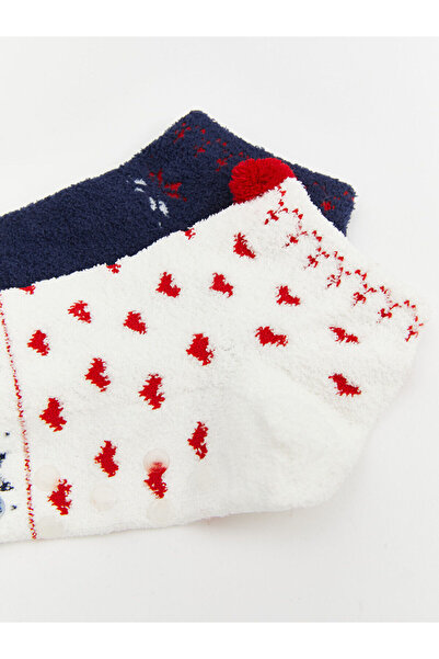 LC Waikiki Lcwk Patterned Women's Home Socks 2 Pack