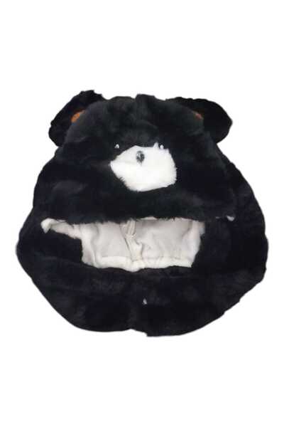 Aware Time 0-12 Months Boy & Baby Plush Figured Winter Beanie That Can Be Tied under the Neck