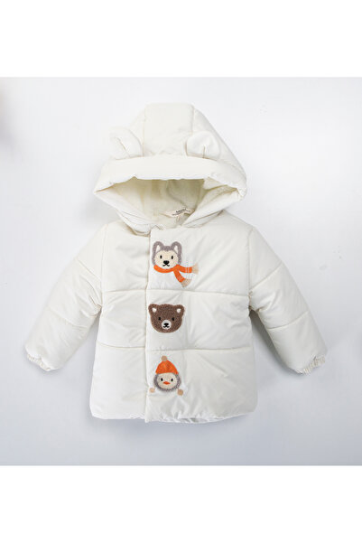 ZERA KIDS New Season Fur Plush Zippered Waterproof Thick Hooded Winter Baby-C...