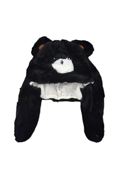Aware Time 0-12 Months Boy & Baby Plush Figured Winter Beanie That Can Be Tied under the Neck