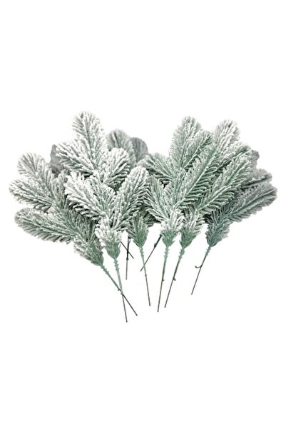 OEM Ramuri artificiale 3D de brad de Crăciun, silicon - Set de 10