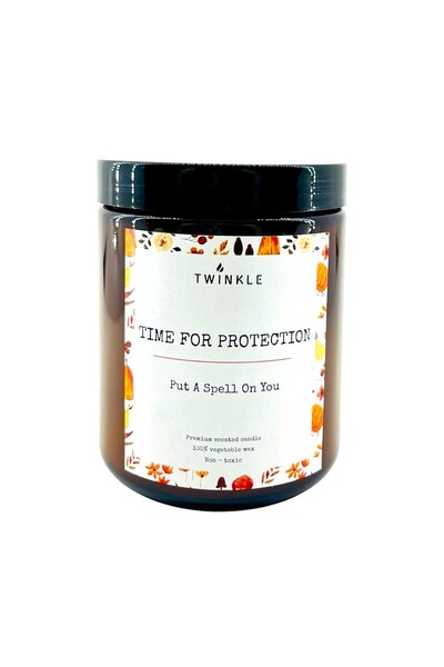 Twinkle Lumanare parfumata Dovleac|Bourbon, Ceara soia, Ardere curata, Fara fum negru si toxic, 200 g net