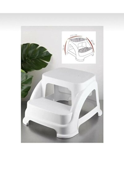 teknotrust Renkli küçük plastik basamaklı katlanabilir tabure, pratik ve şık ...