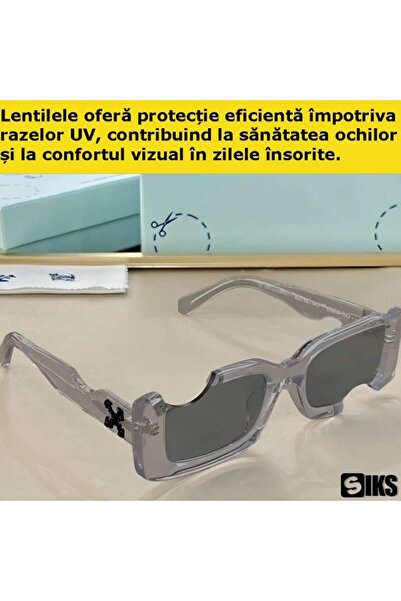 SIKS Unisex Sunglasses, Cutout Model, Transparent