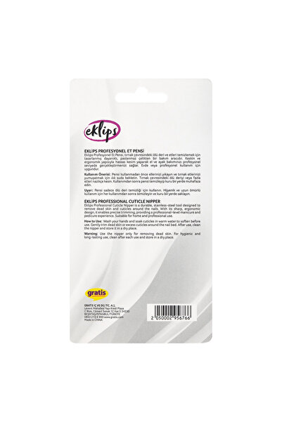 eklips Professional Manicure Pedicure Cuticle Nippers