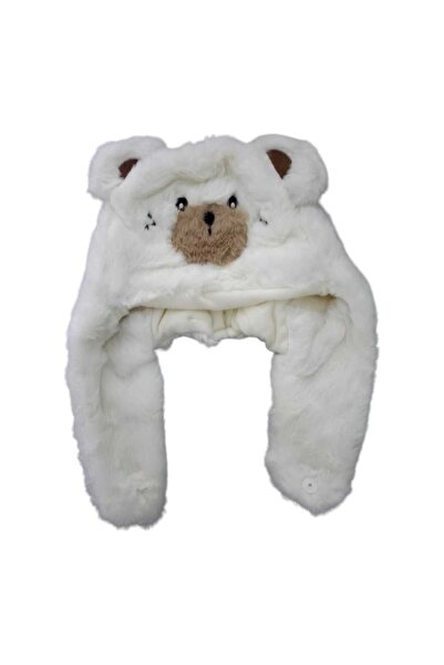 Aware Time 0-12 Months Boy & Baby Plush Figured Winter Beanie That Can Be Tied under the Neck