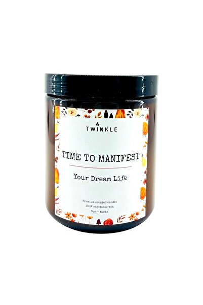 Twinkle Lumanare parfumata Fructe Padure|Vanilie, Ceara soia, Fara fum negru si toxic, 200 g net